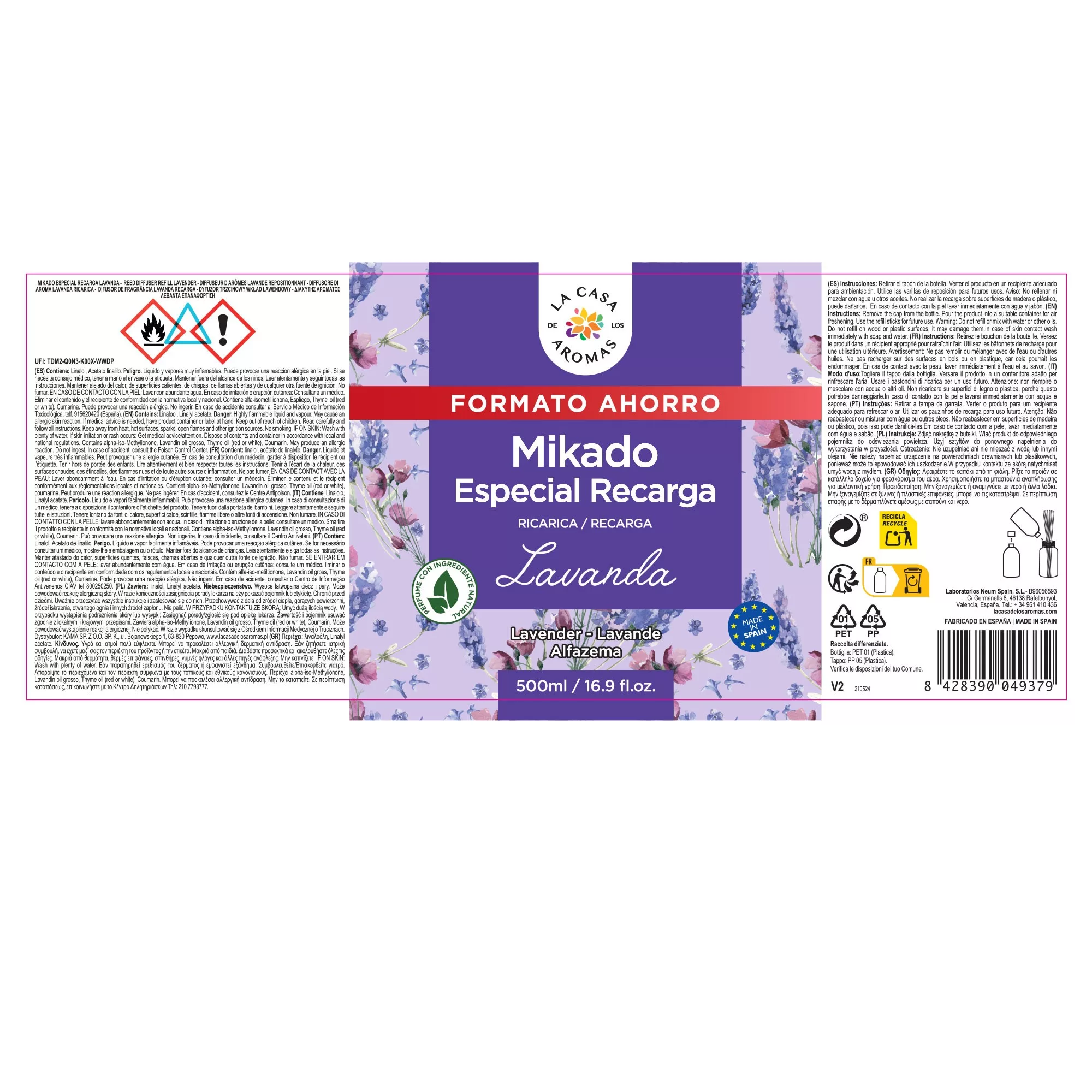 Ambientador Mikado Reposición Lavanda - Imagen 3