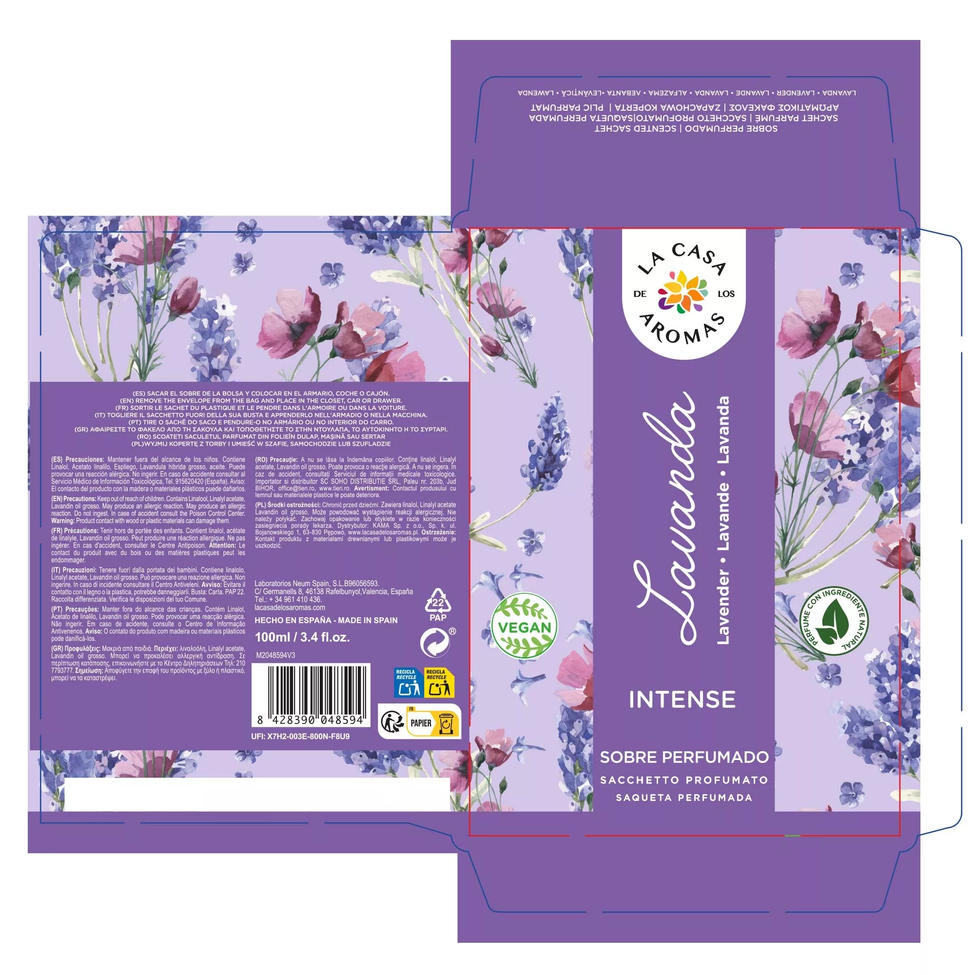 Sobres Perfumados Lavanda - Imagen 2