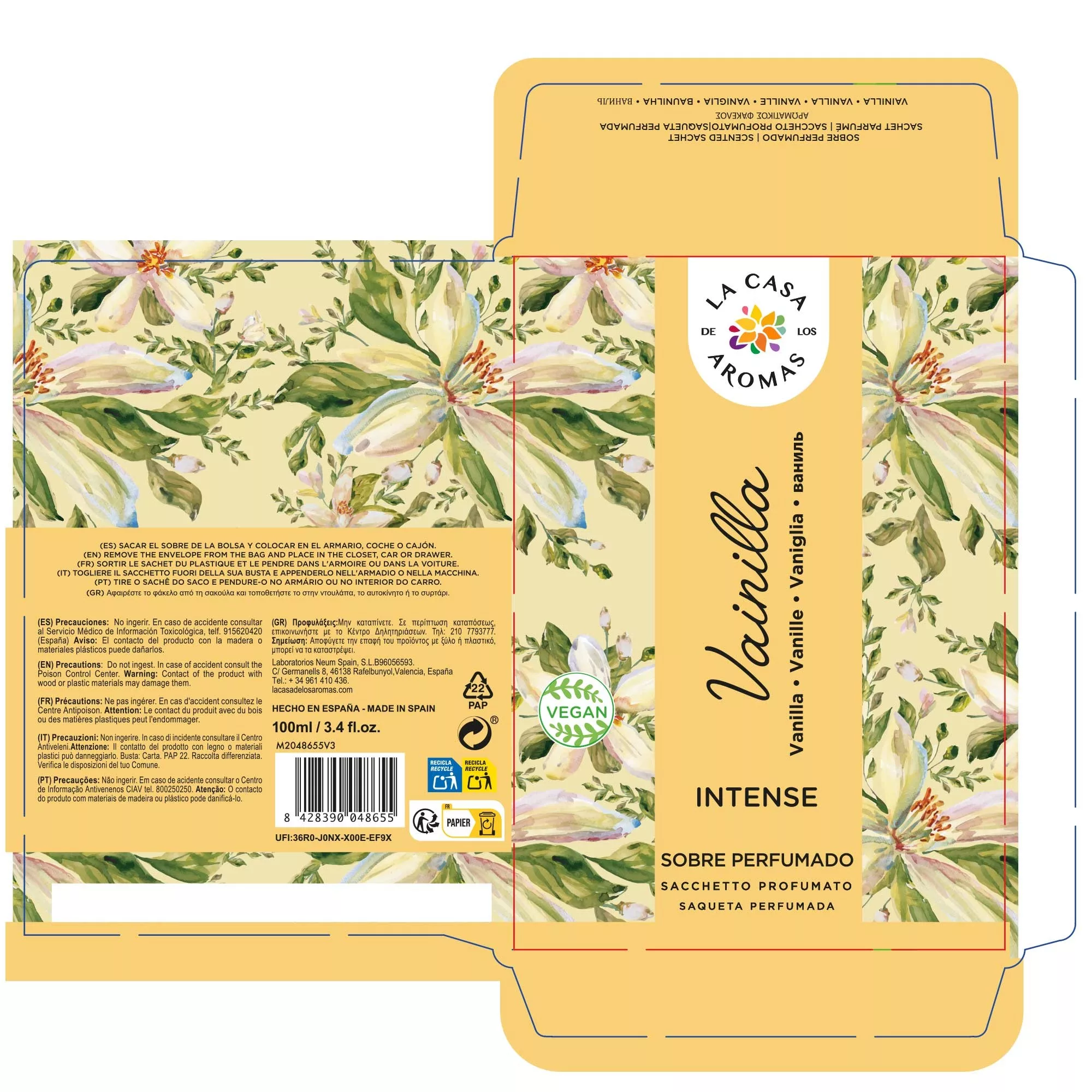 Sobre Perfumado Vainilla - Imagen 2