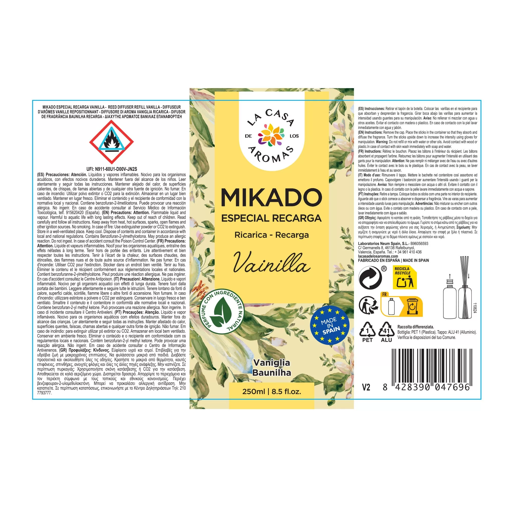 Ambientador Mikado Reposición Vainilla - Imagen 5