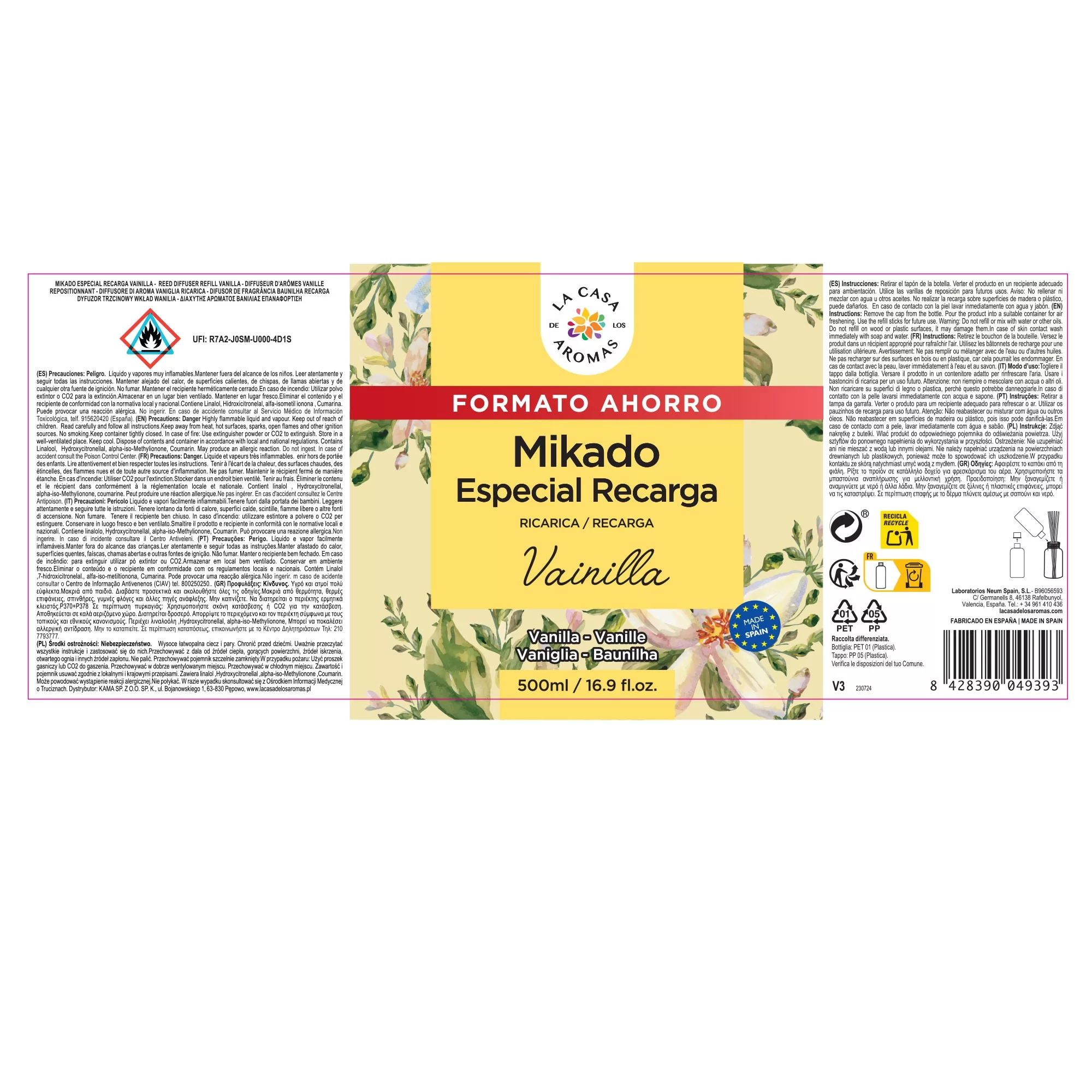 Ambientador Mikado Reposición Vainilla - Imagen 6