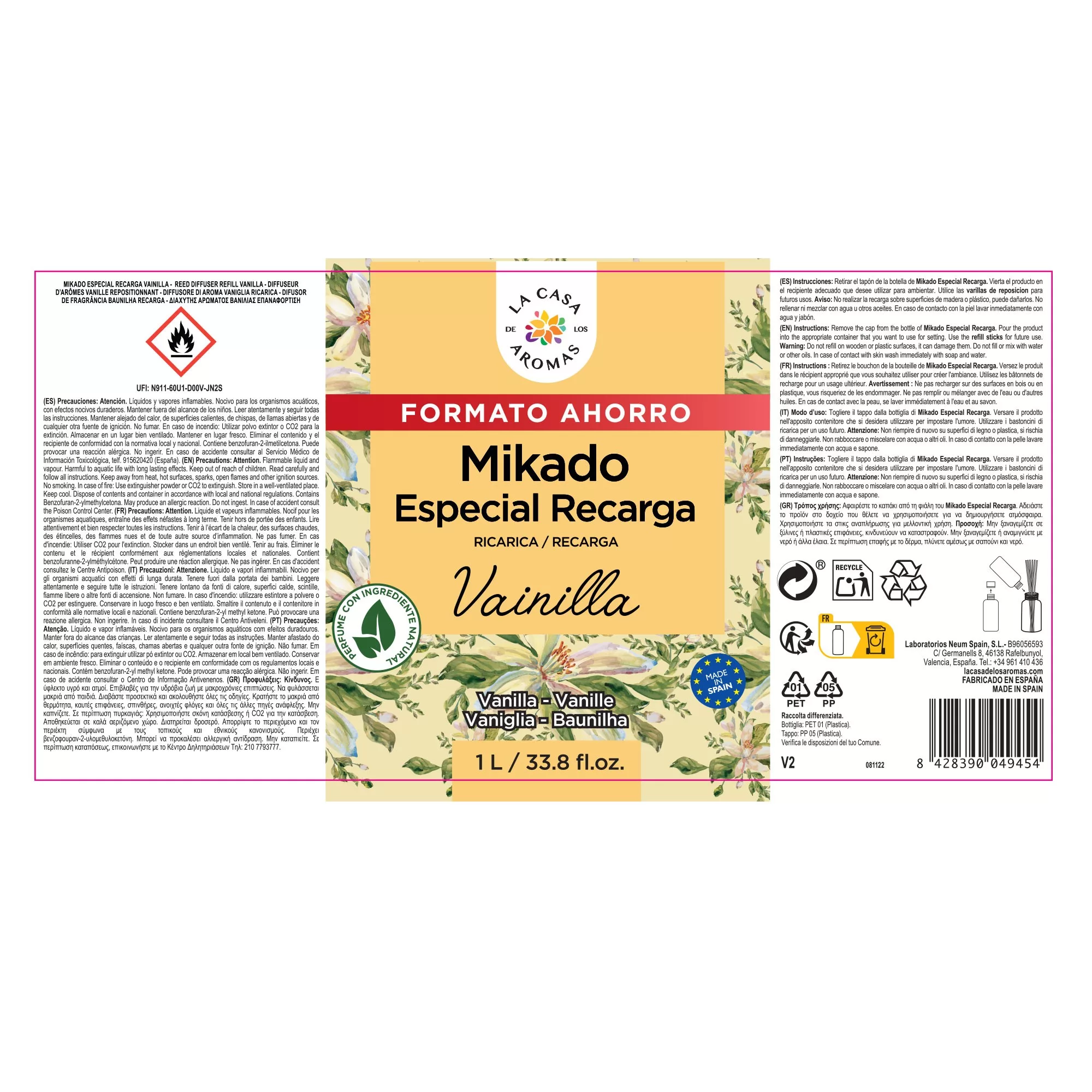 Ambientador Mikado Reposición Vainilla - Imagen 3