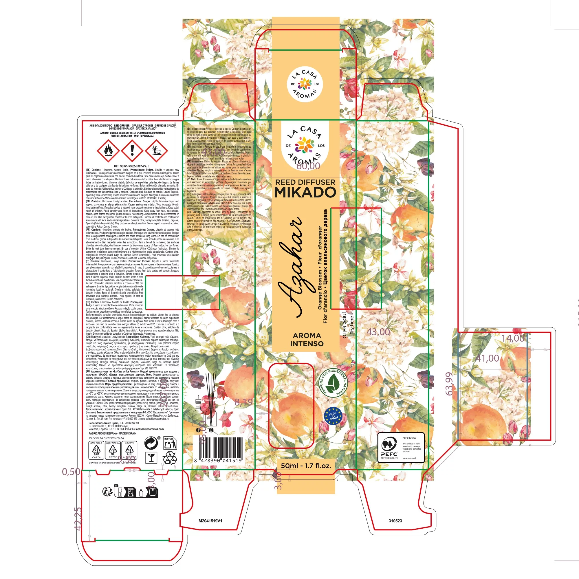 Ambientador Mikado 50ml Azahar - Imagen 3