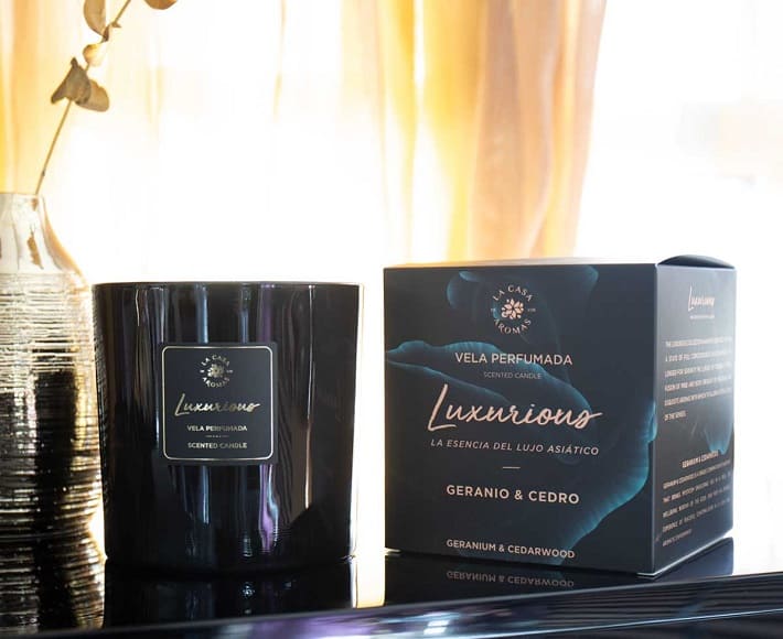 Velas aromáticas luxurious