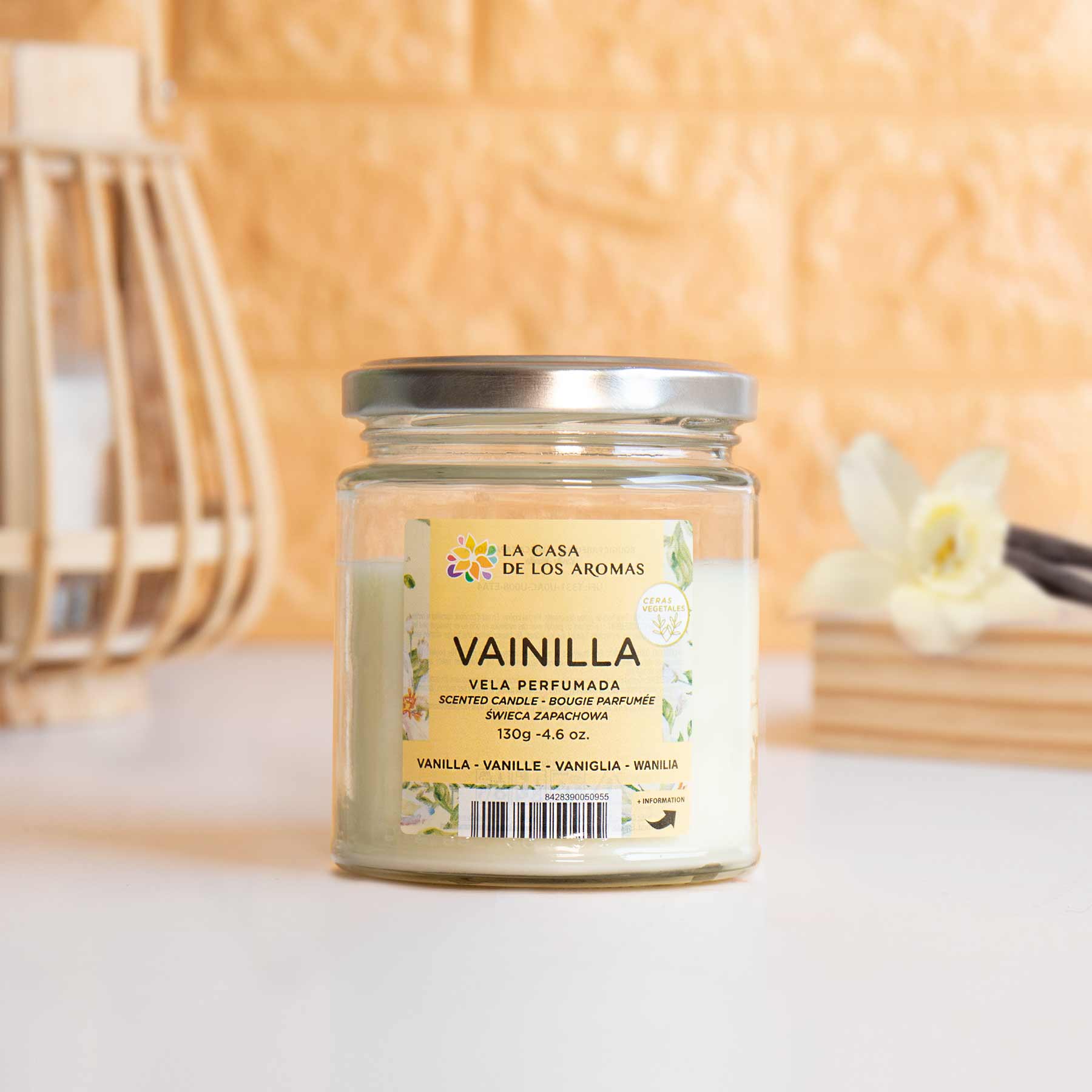 Vela vainilla