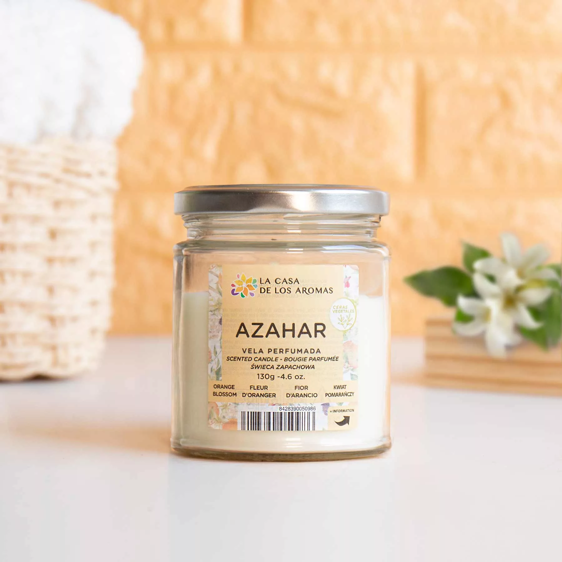 Vela aromática de Azahar