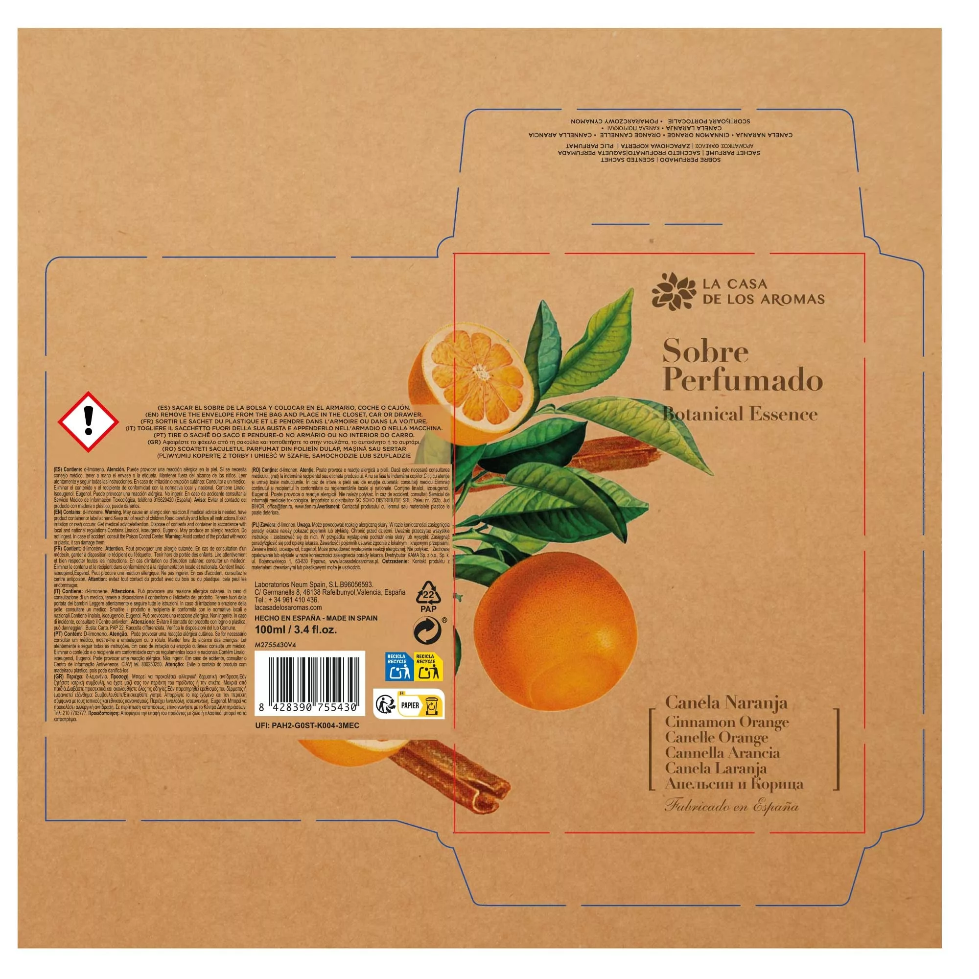 Pack Surtido 8 Sobres Perfumados para Armarios Botanical - Imagen 5