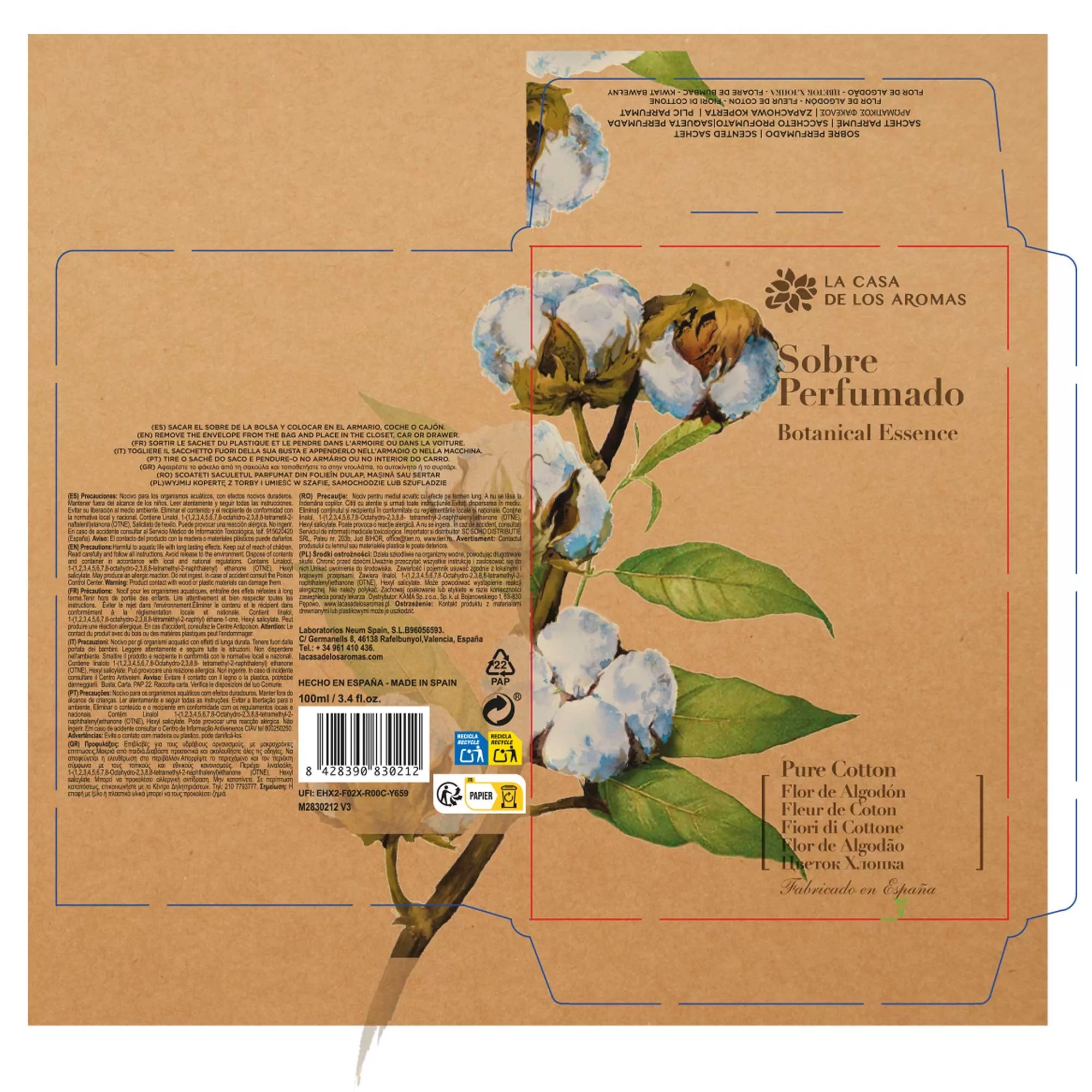 Pack Surtido 8 Sobres Perfumados para Armarios Botanical - Imagen 9