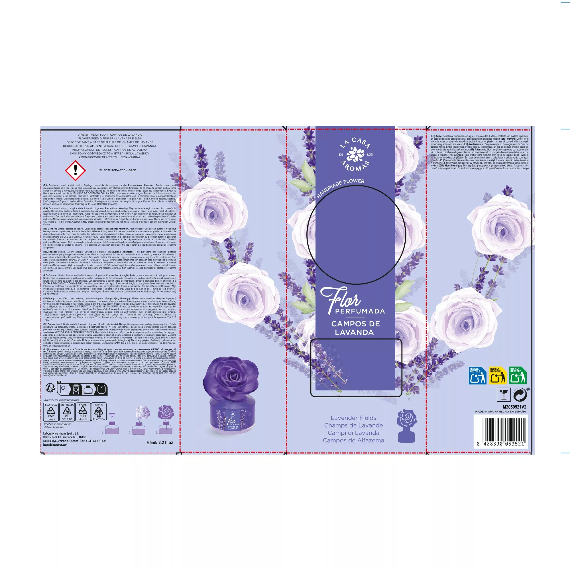 Ambientador Mikado Flores de Lavanda, 65ml - Imagen 3
