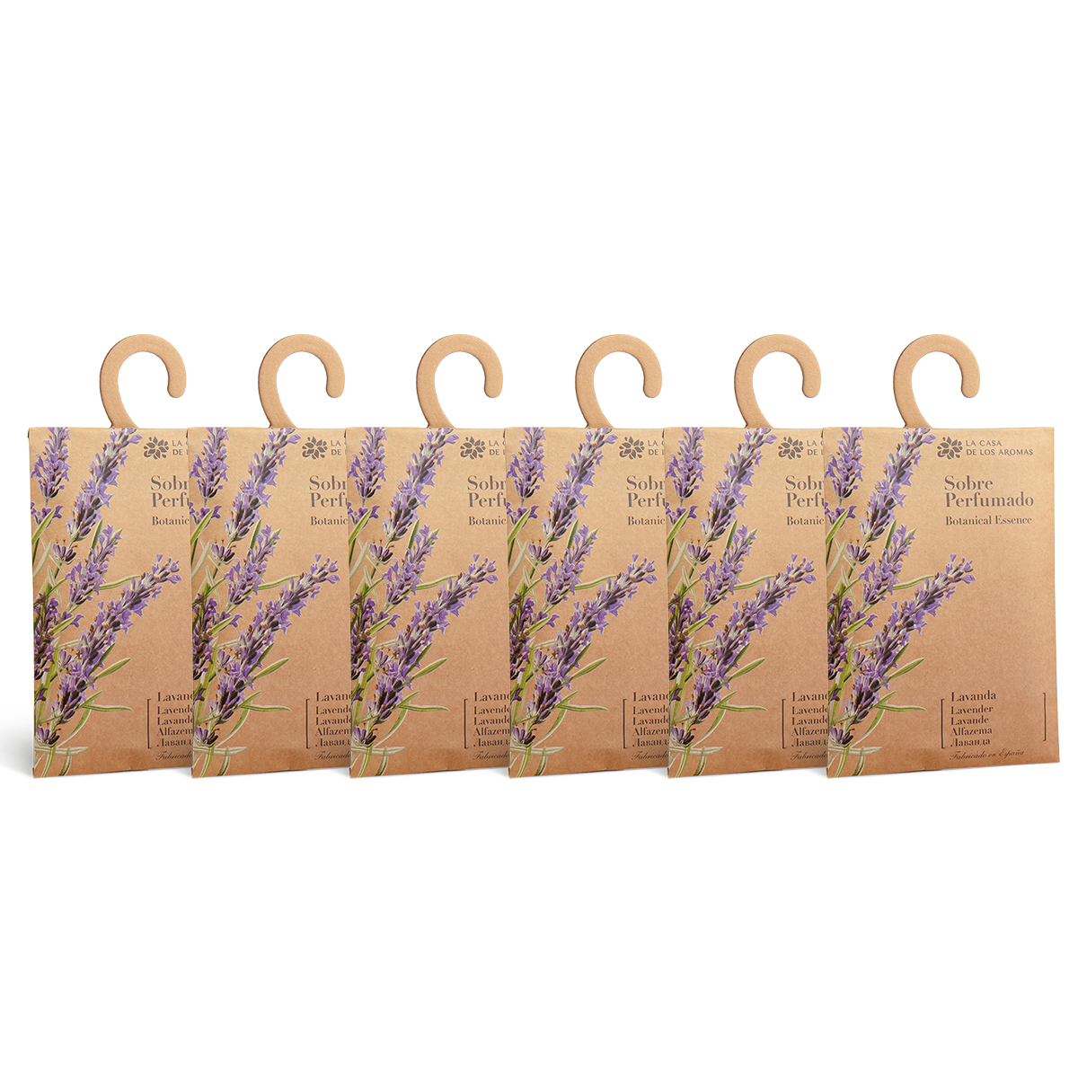Pack Ahorro de 6 Sobres Perfumados para Armarios Lavanda Botanical