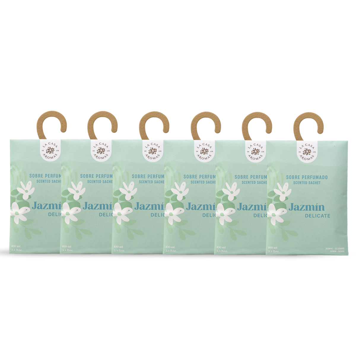 Pack Ahorro de 6 Sobres Perfumados Jazmín
