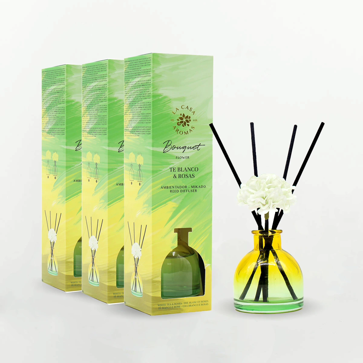 Ambientador Mikado Bouquet Té Blanco y Rosas 40ml