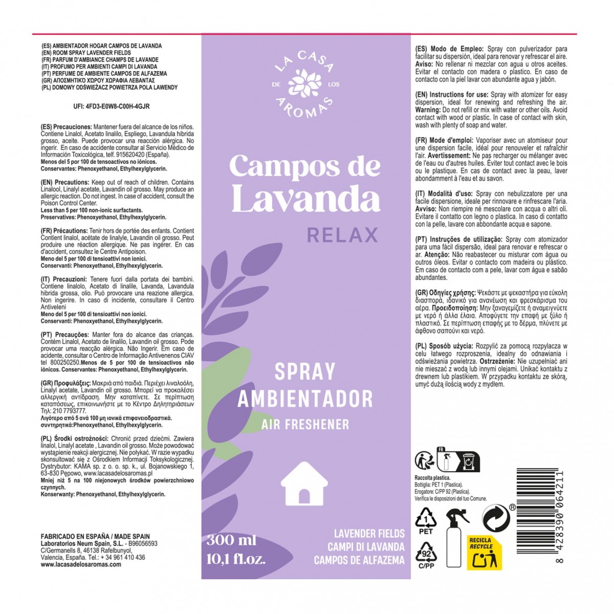 Spray Hogar Campos de Lavanda - Imagen 4