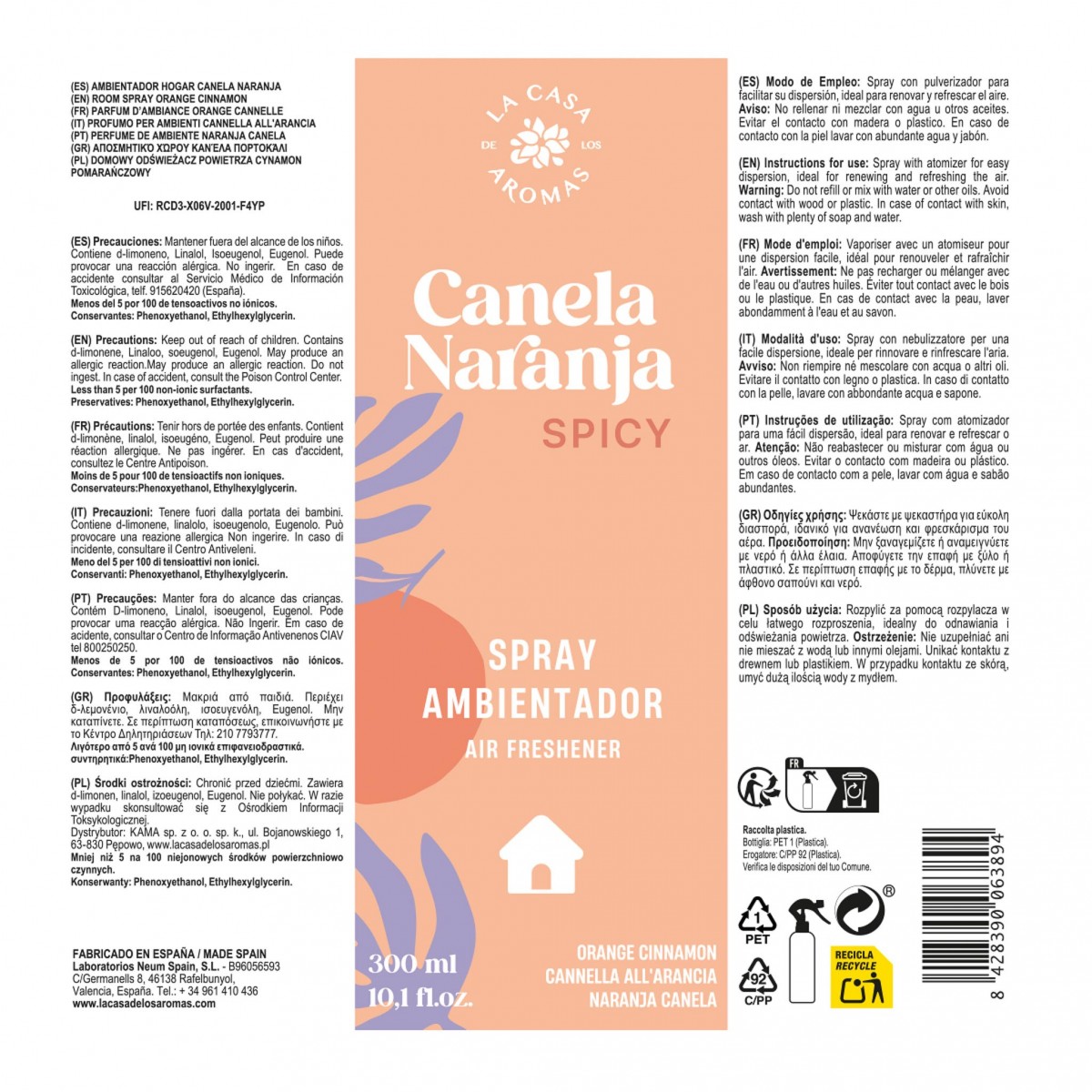 Spray Hogar Canela Naranja - Imagen 5