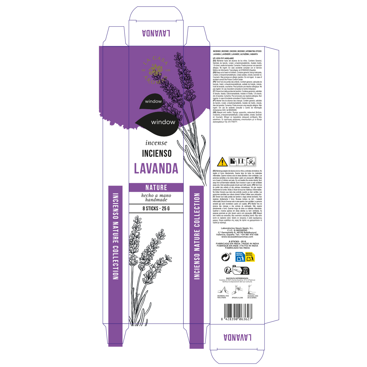 Incienso Nature Lavanda - Imagen 3