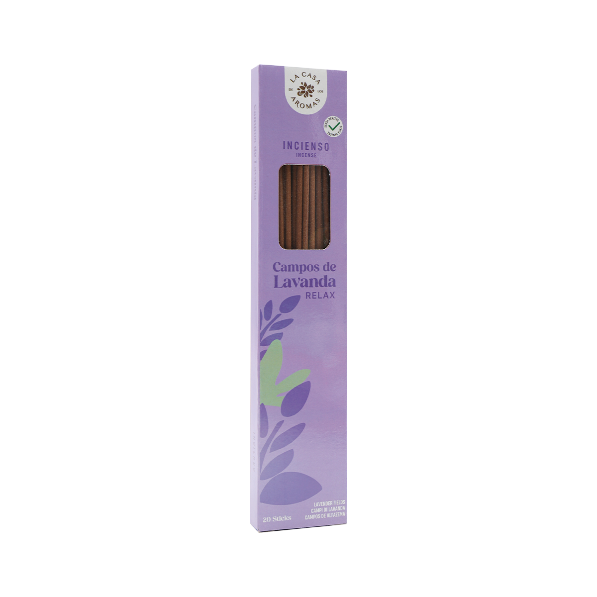 Pack 6 sets 20 sticks Incienso Lavanda