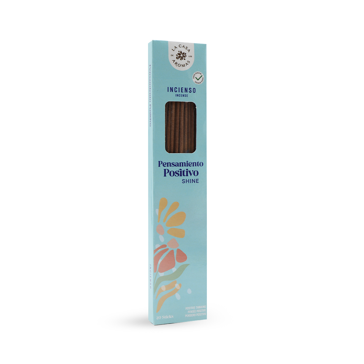 Pack 6 sets 20 sticks Incienso Pensamiento Positivo