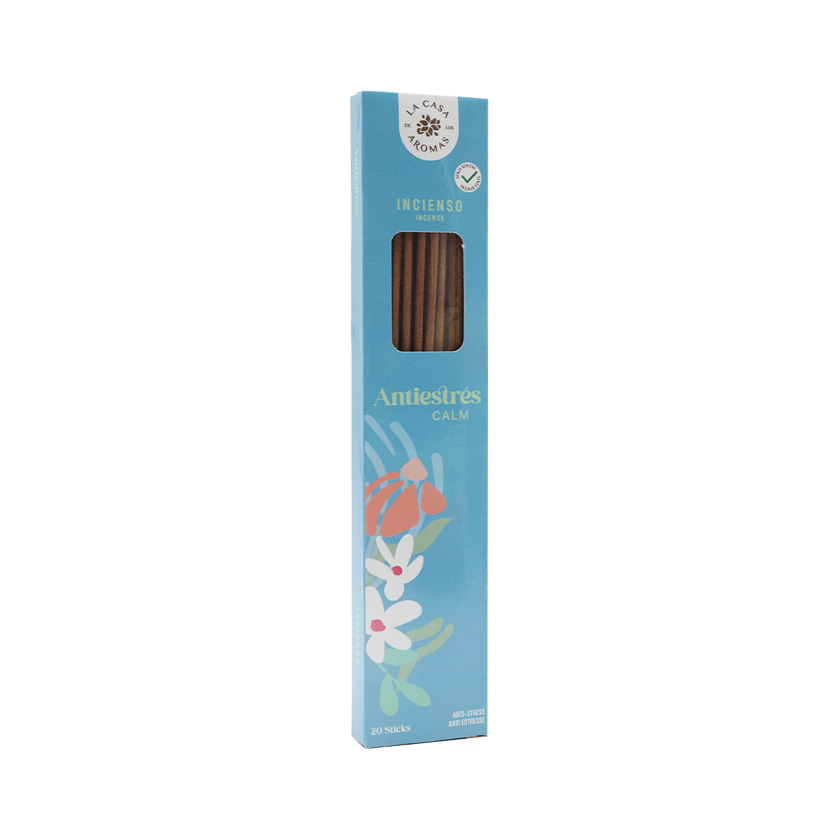 Pack 6 sets 20 sticks Incienso Antiestrés