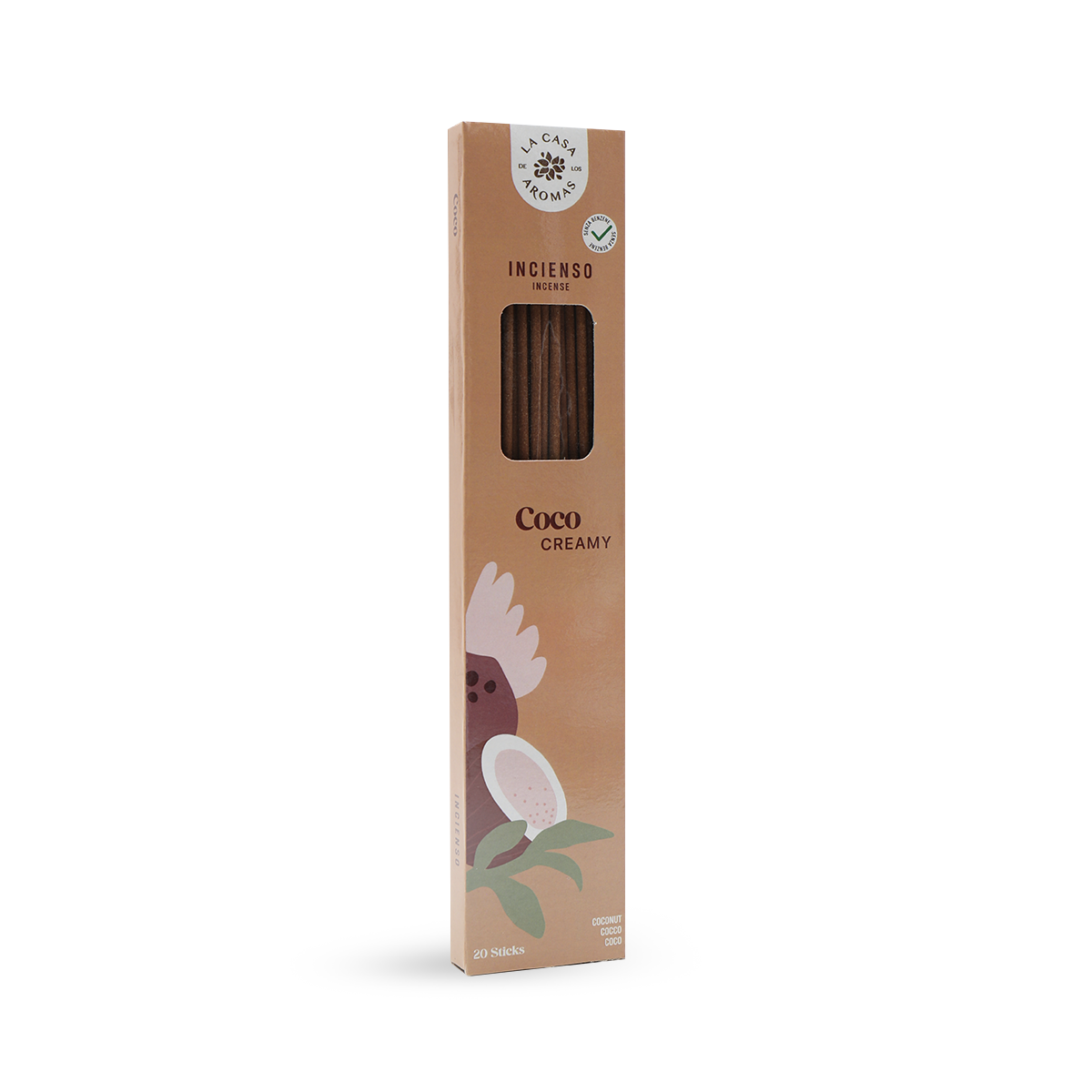 Pack 6 sets 20 sticks Incienso Coco
