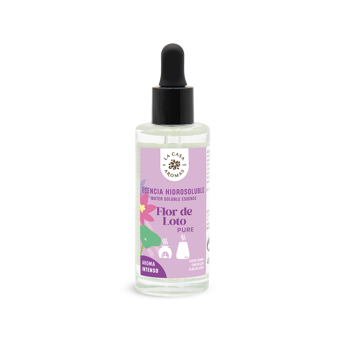Aceite Esencial Flor de Loto, Ambientador 48ml