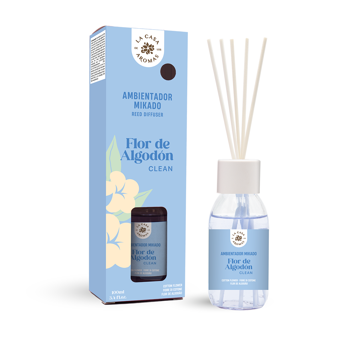 Mikado Intense 100ml Algodón. Floral y Apolvado