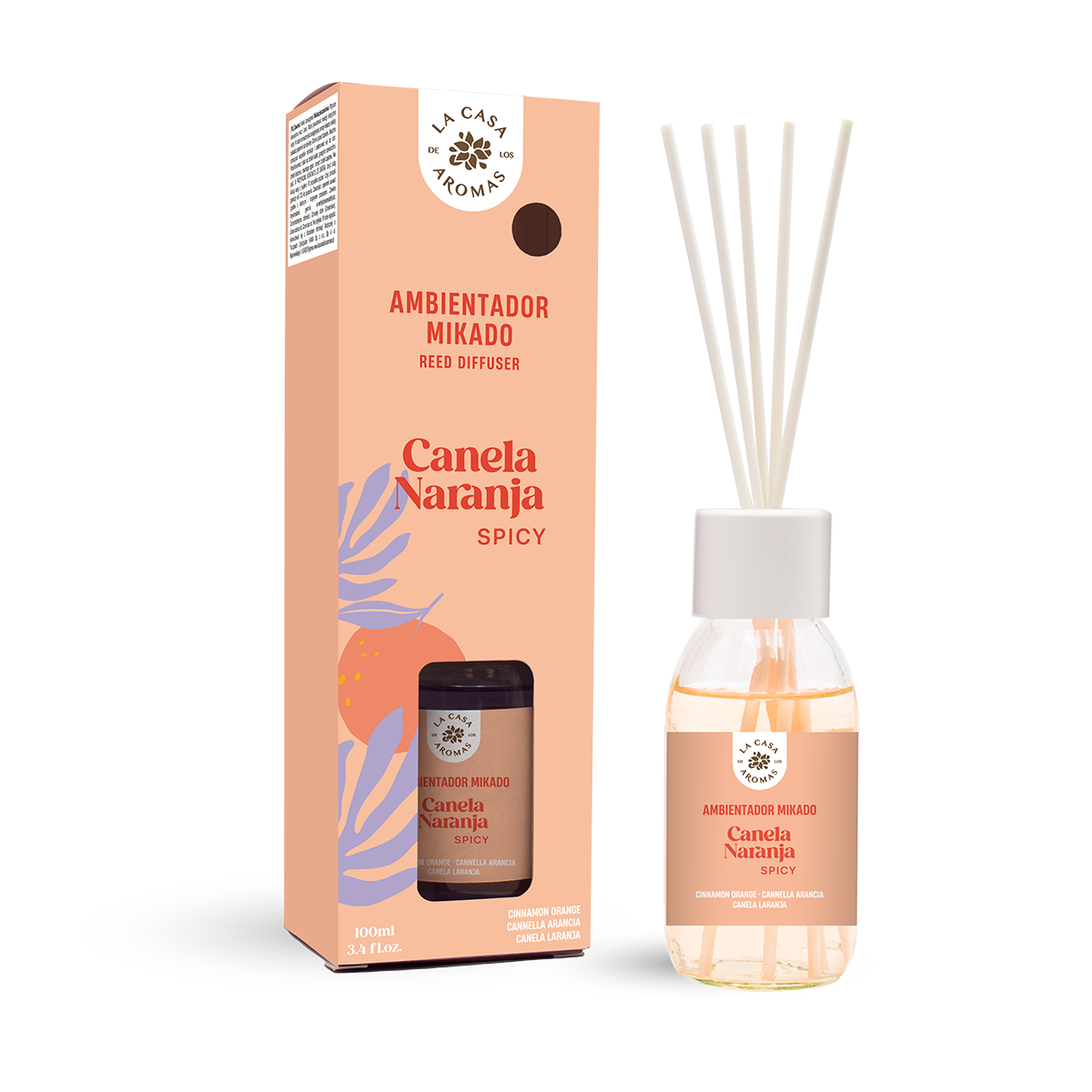 Ambientador Mikado Canela Naranja Intense - 100m