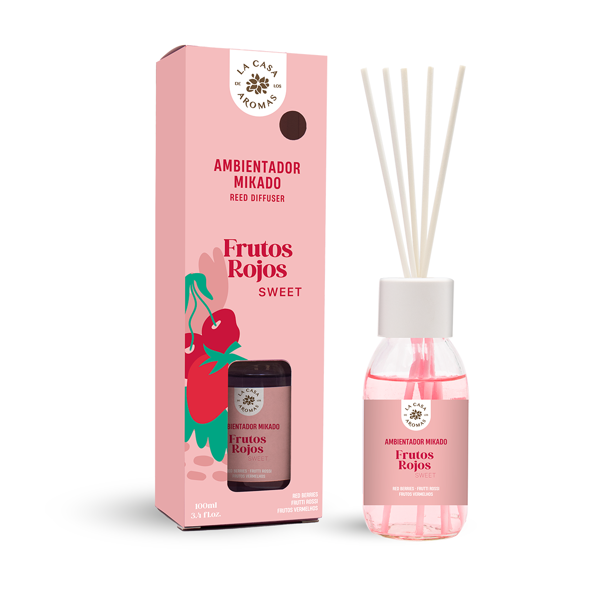 Ambientador Mikado Frutos Rojos Intense 100ml