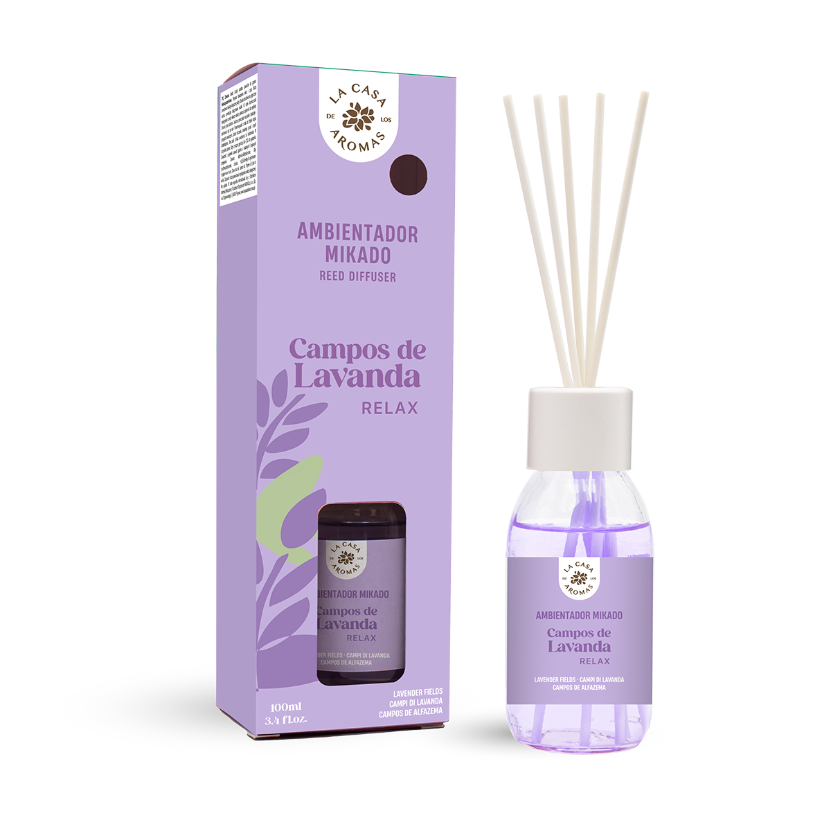 Ambientador Mikado Lavanda Intense 100ml. Dulces sueños.