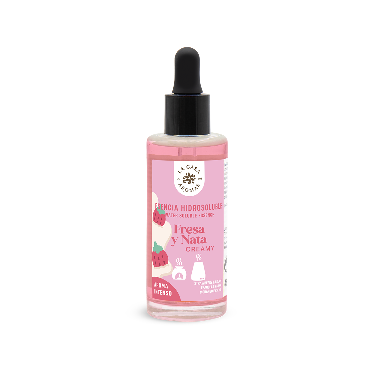 Aceite Esencial Fresa y Nata, Ambientador 48ml