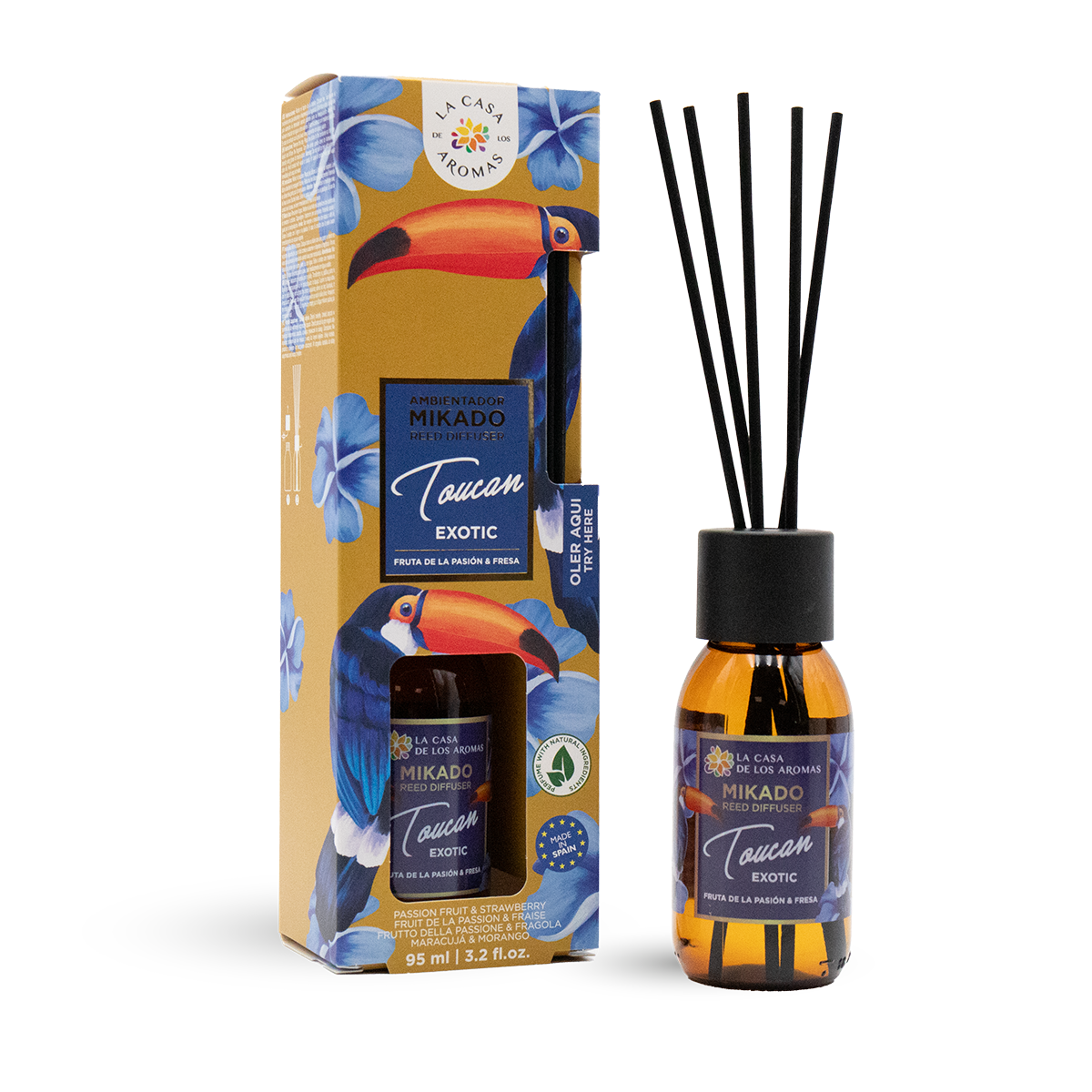 Mikado Ambientador Toucan Exotic, 95ml