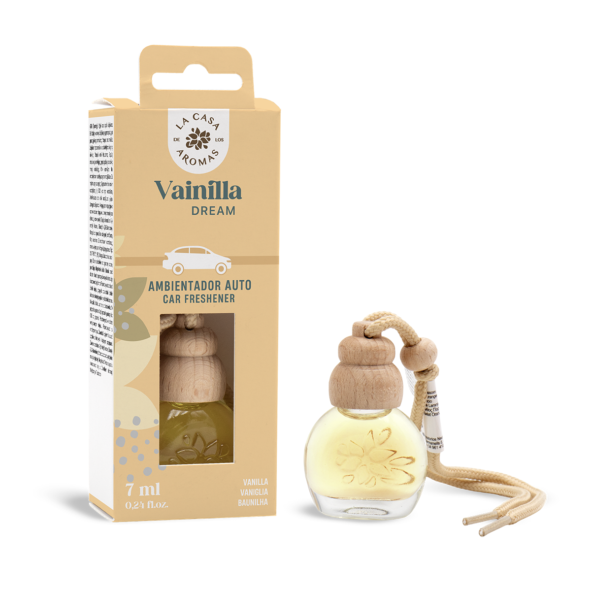 Ambientador Colgador Coche Vainilla