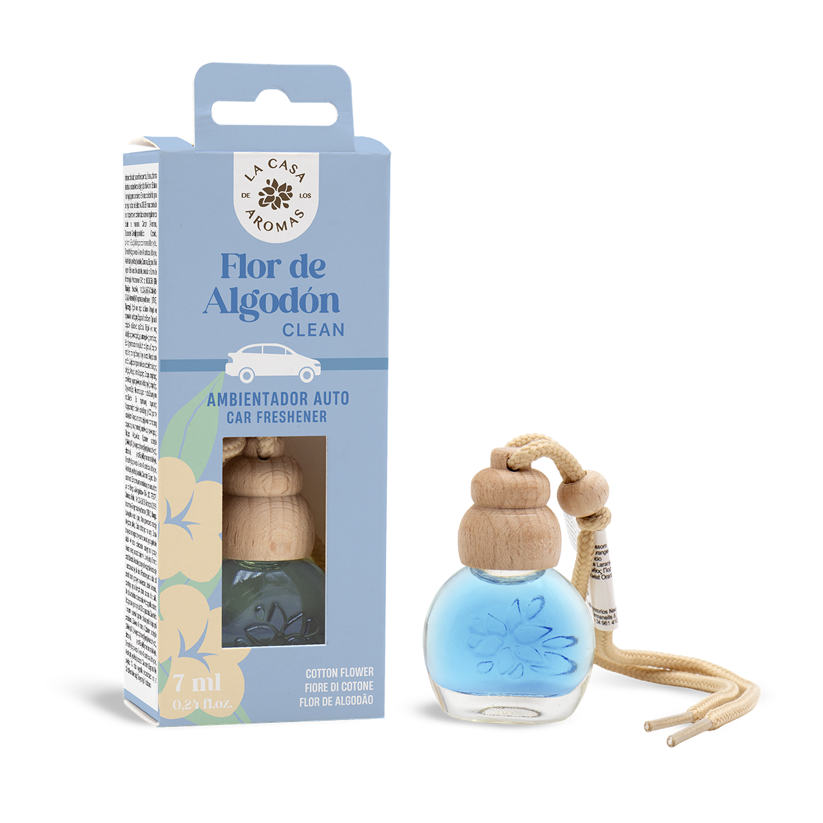Ambientador Colgador Coche Algodón.