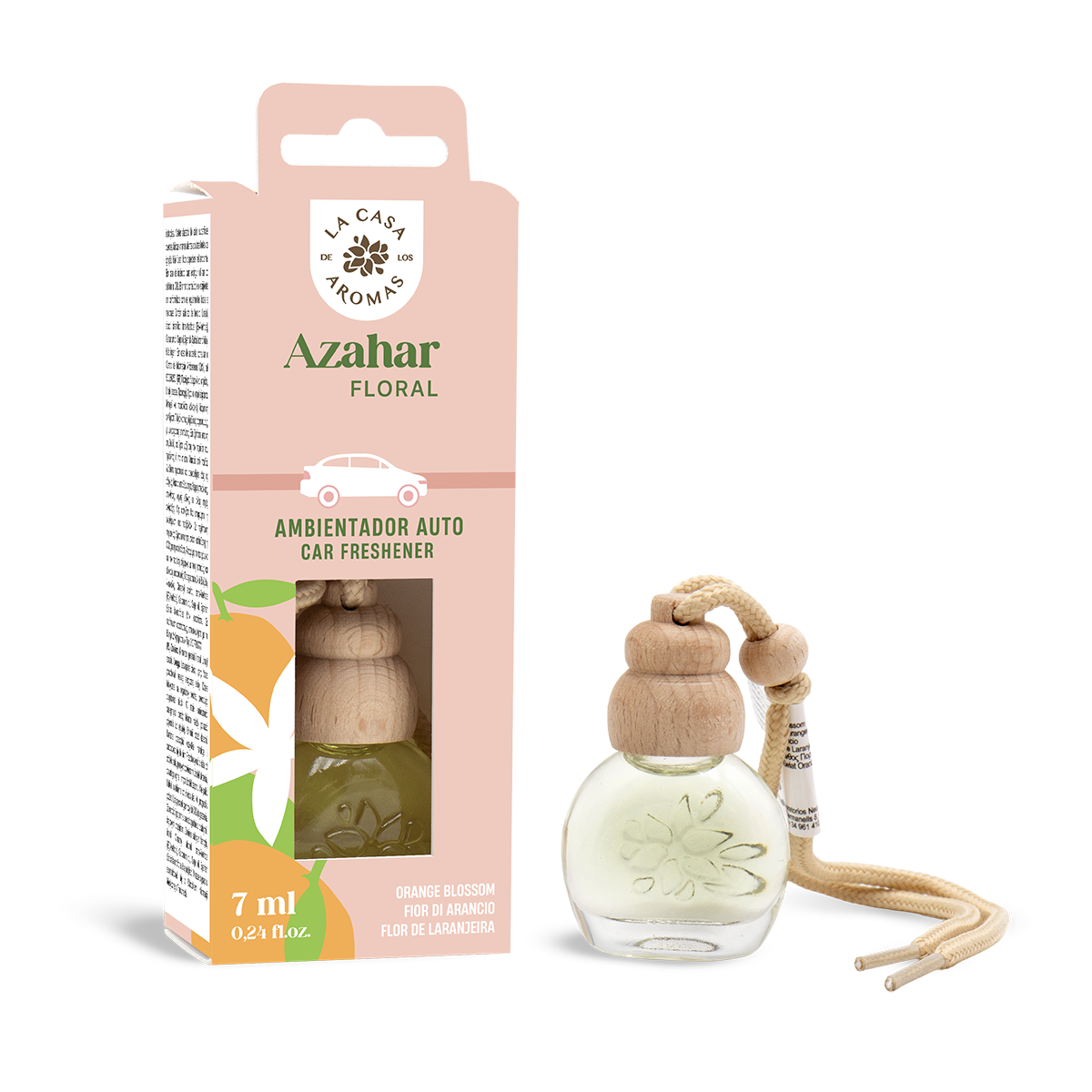 Ambientador Colgador Coche Azahar