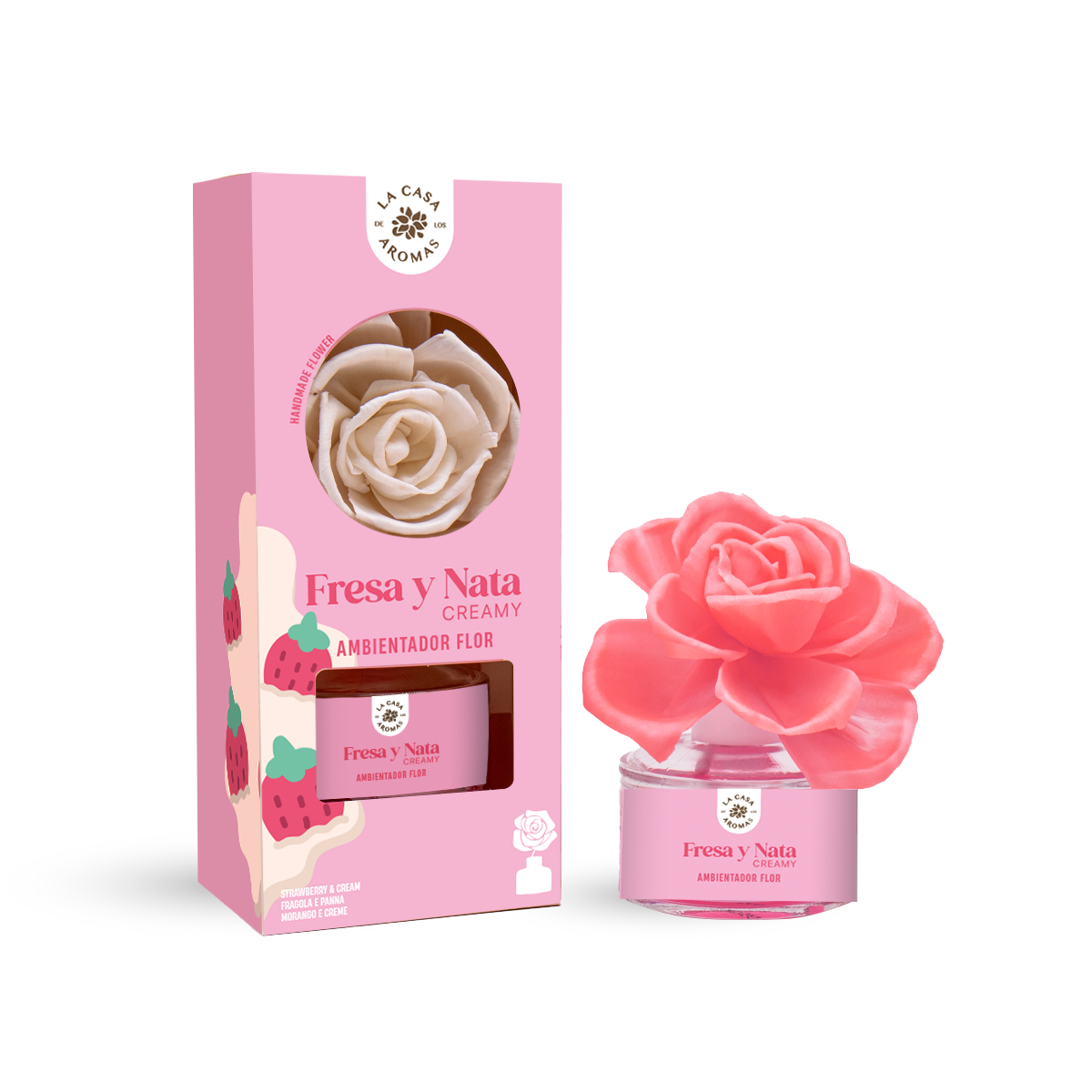 Ambientador Mikado Flor Fresa & Nata, 65ml