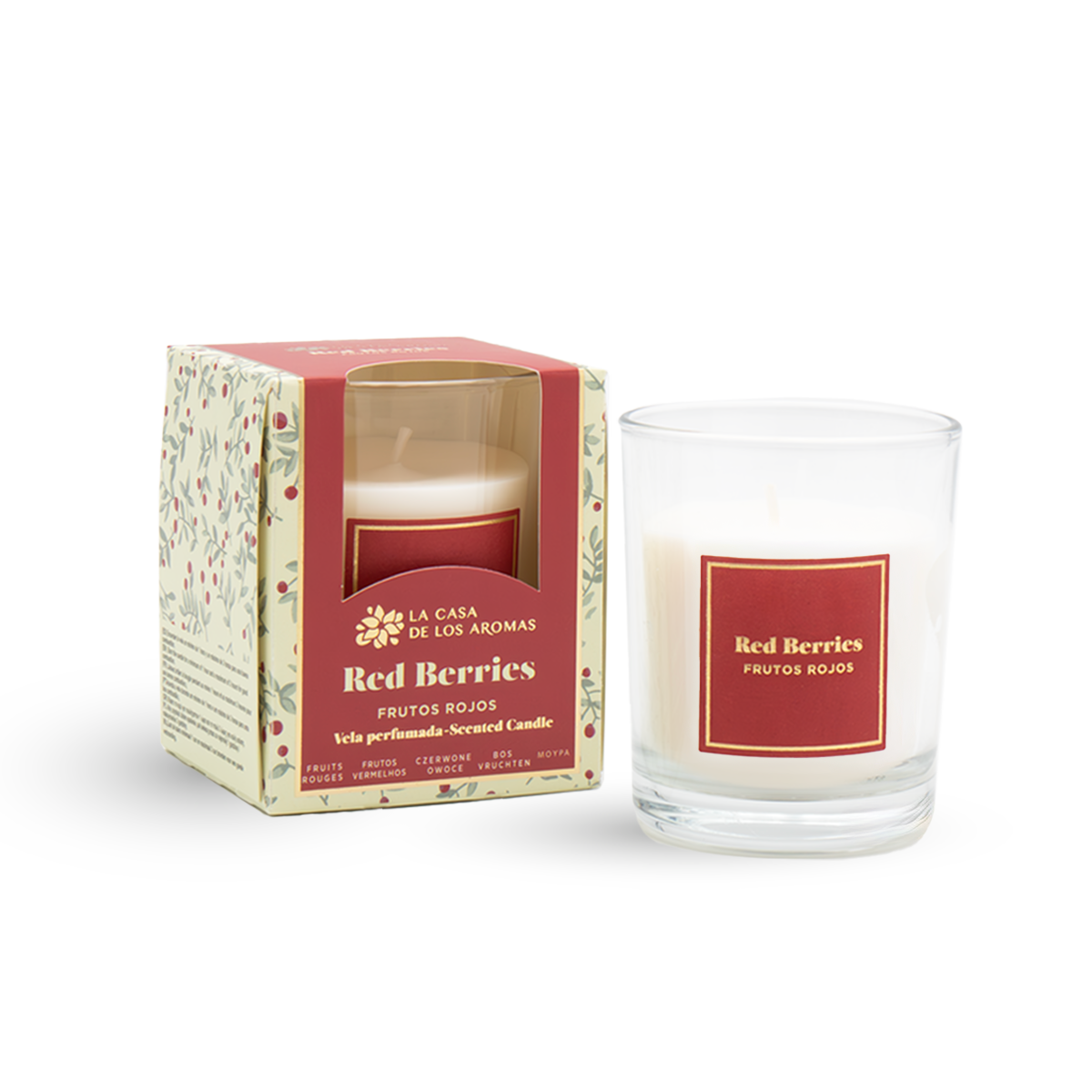 Vela Perfumada Navidad Red Berries, 120g