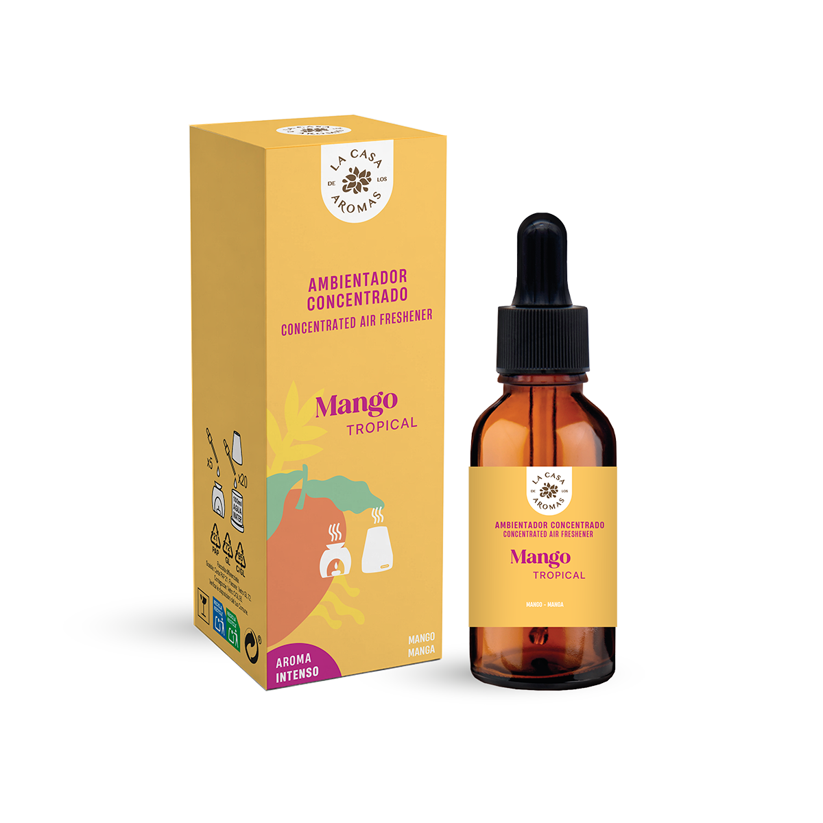 Aceite Aromático Concentrado Hidrosoluble Mango 30ml