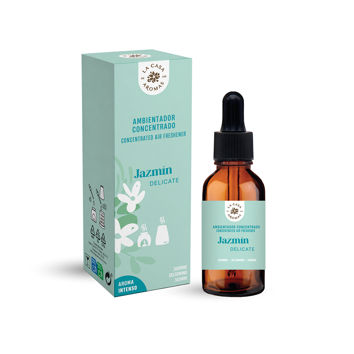 Aceite Aromático Concentrado Hidrosoluble Jazmín 30ml
