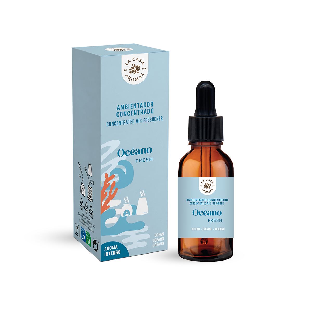 Aceite Aromático Concentrado Hidrosoluble Océano 30ml
