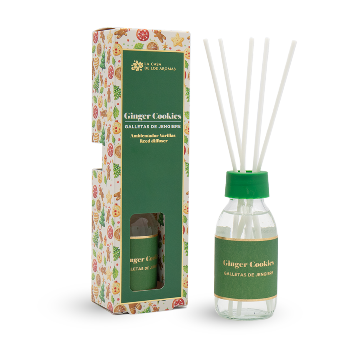 Ambientador Varillas Navidad Ginger Cookies, 95ml