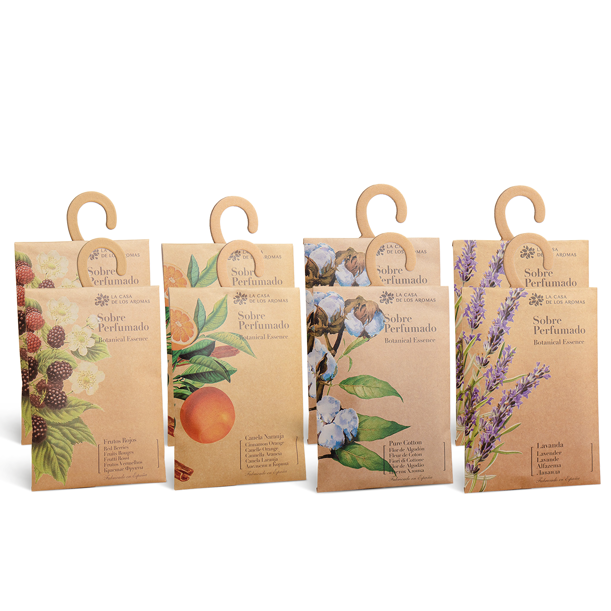 Pack Surtido 8 Sobres Perfumados para Armarios Botanical