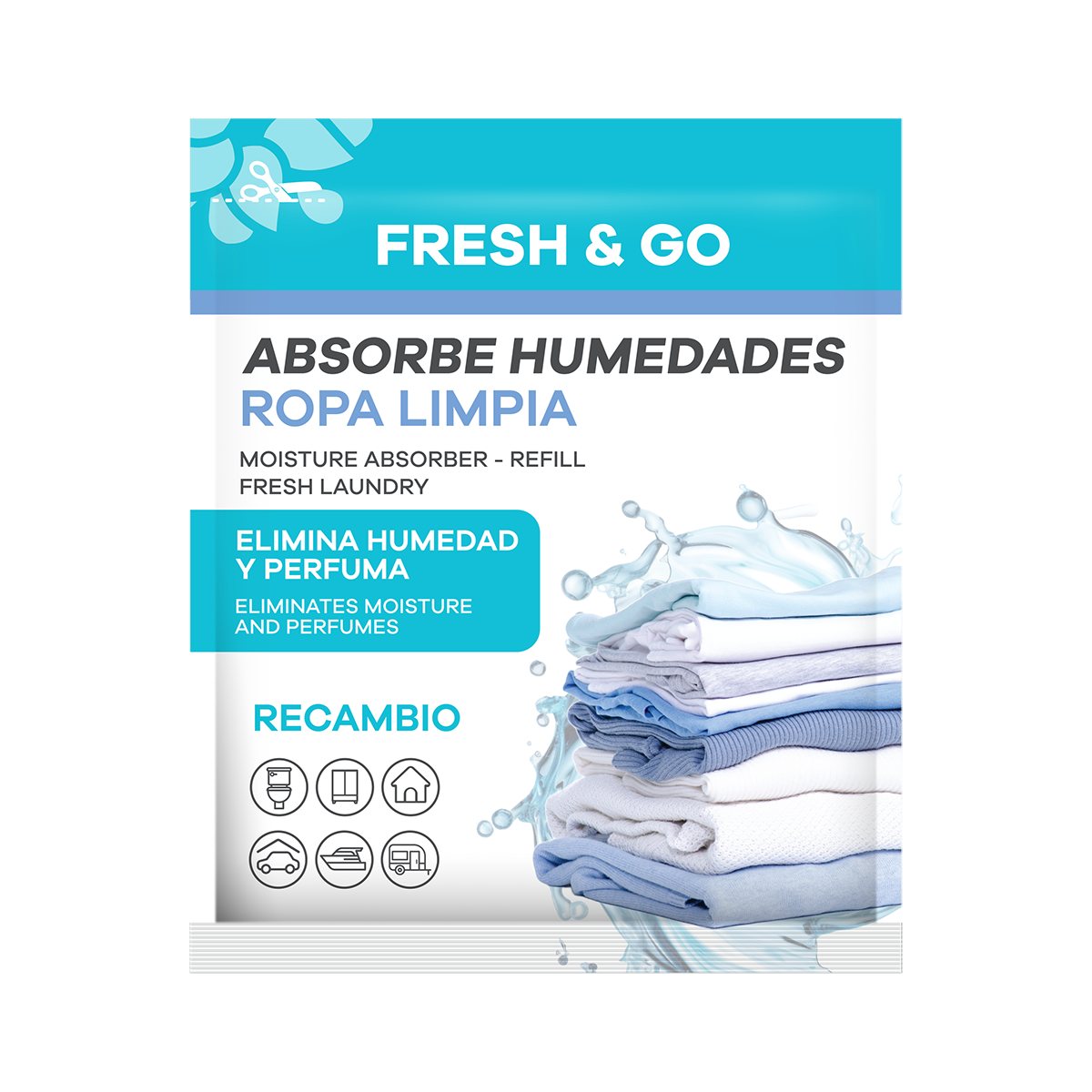 Recambio Absorbe Humedades Ropa Limpia 300g