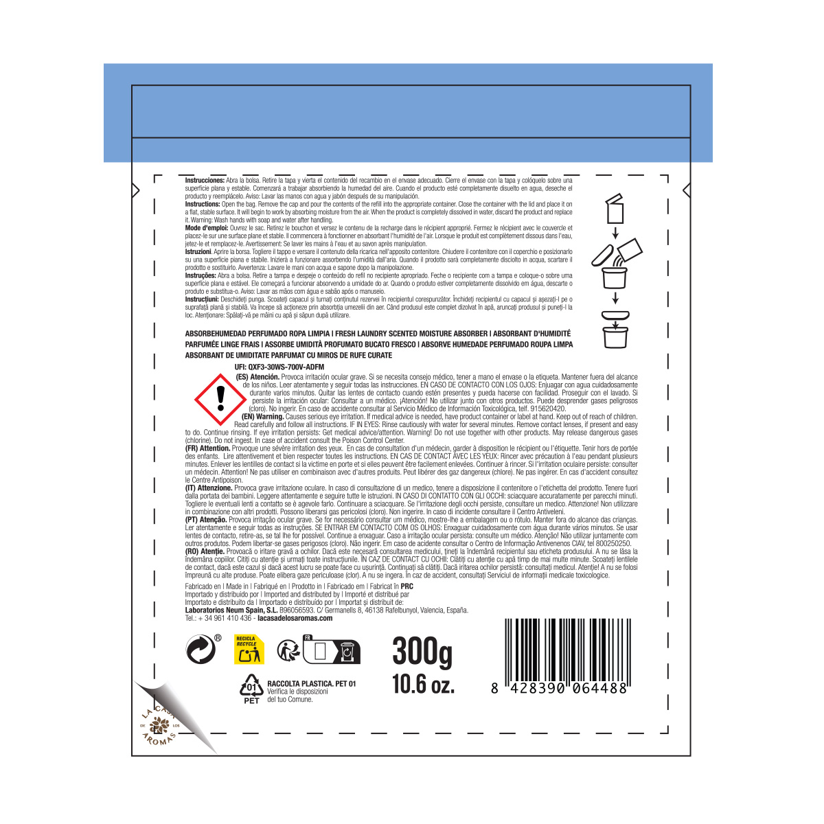 Recambio Absorbe Humedades Ropa Limpia 300g - Imagen 2